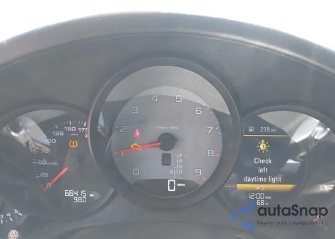 2013 Porsche 911 Carrera S z USA, uszkodzony, nr VIN WP0CB2A93DS154468